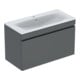 Geberit Set lavabo meuble Renova Plan 100x62,2x48cm, blanc-1
