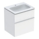 Geberit Set meuble lavabo iCon 60x63x48 cm, blanc mat, poignée blanche mat-1
