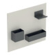 Geberit Set mur magnétique Acanto 44,9x38,8x7,5 cm, sable/sable mat-1