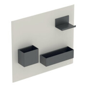 Geberit Set mur magnétique Acanto 44,9x38,8x7,5 cm, sable/sable mat