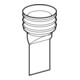 Geberit Siphon anti-odeurs noir, pour urinoir-1