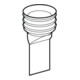 Geberit Siphon anti-odeurs noir, pour urinoir-4