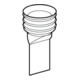 Geberit Siphon anti-odeurs noir, pour urinoir-4