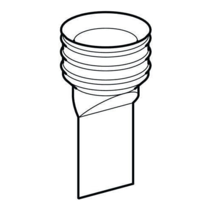 Geberit Siphon anti-odeurs noir, pour urinoir
