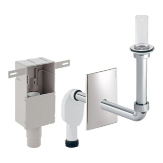 Geberit Siphon d’odeur encastré Ø 50/56mm, avec WEK et FBS, horizontal, hgl-vc