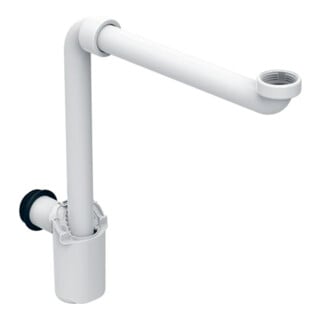 Geberit siphon plongeur G 1 1/4, 32 mm, vidange locale, pour WT, évacuation haute, blanc