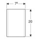 Geberit Siphonblende One weiß-5