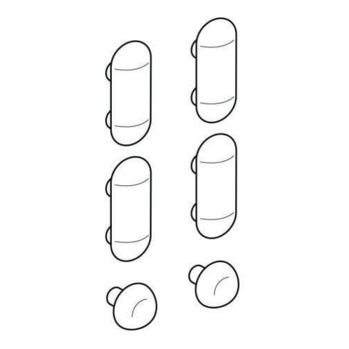 Geberit Puffer-Set Renova für WC-Deckel
