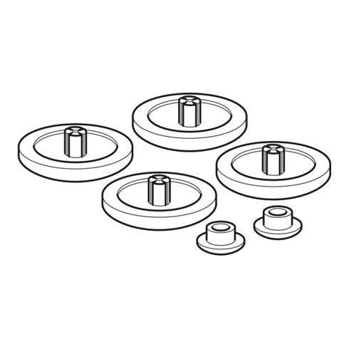 Geberit Puffer weiß, für WC-Deckel