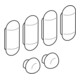 Geberit Sitzdeckelpuffer passend zu 573010, 572030 und 573070-1