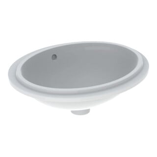 Geberit Sous-meuble lavabo VariForm 49,5x42 cm, sans trop-plein, avec trop-plein, blanc K-Tect