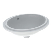 Geberit Sous-meuble lavabo VariForm 49,5x42 cm, sans trop-plein, avec trop-plein, blanc K-Tect