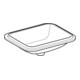 Geberit Sous-meuble lavabo VariForm 53x44 cm, sans trop-plein, verre blanc-2