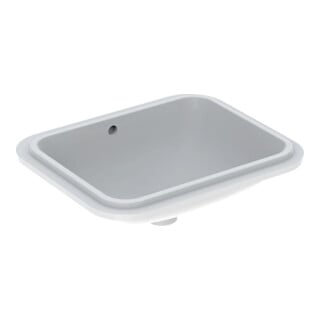 Geberit Sous-meuble lavabo VariForm 53x44cm, sans évacuation, avec trop-plein, droit, blanc K-Tect