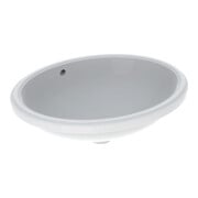 Geberit Sous-meuble lavabo VariForm 56x46 cm, sans trop-plein, avec trou, verre US/blanc