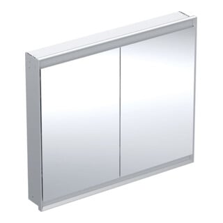 Geberit Spiegelschrank One 105x90x15cm, AL el, m ComfortL, 2 Tür.