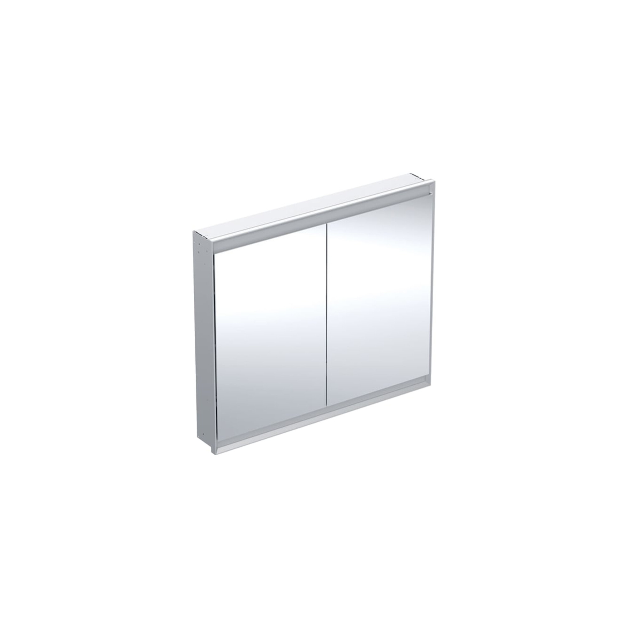 Geberit Spiegelschrank One 105x90x15cm, AL el, m ComfortL, 2 Tür.
