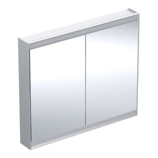 Geberit Spiegelschrank One 105x90x15cm, AL el, m ComfortL, 2 Tür.
