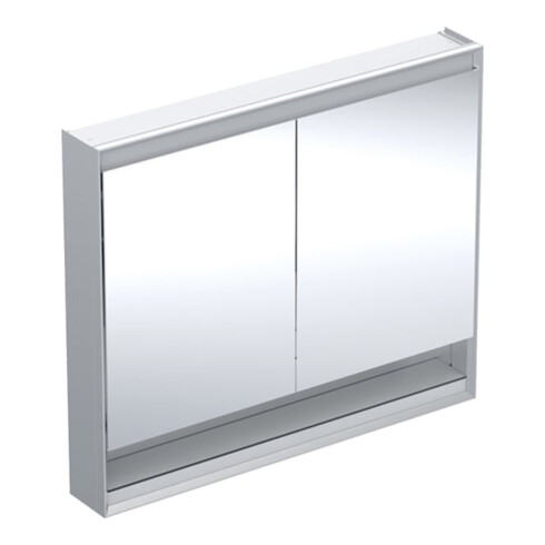Geberit Spiegelschrank One 105x90x15cm, AL el, m N + ComL, 2 Tür.