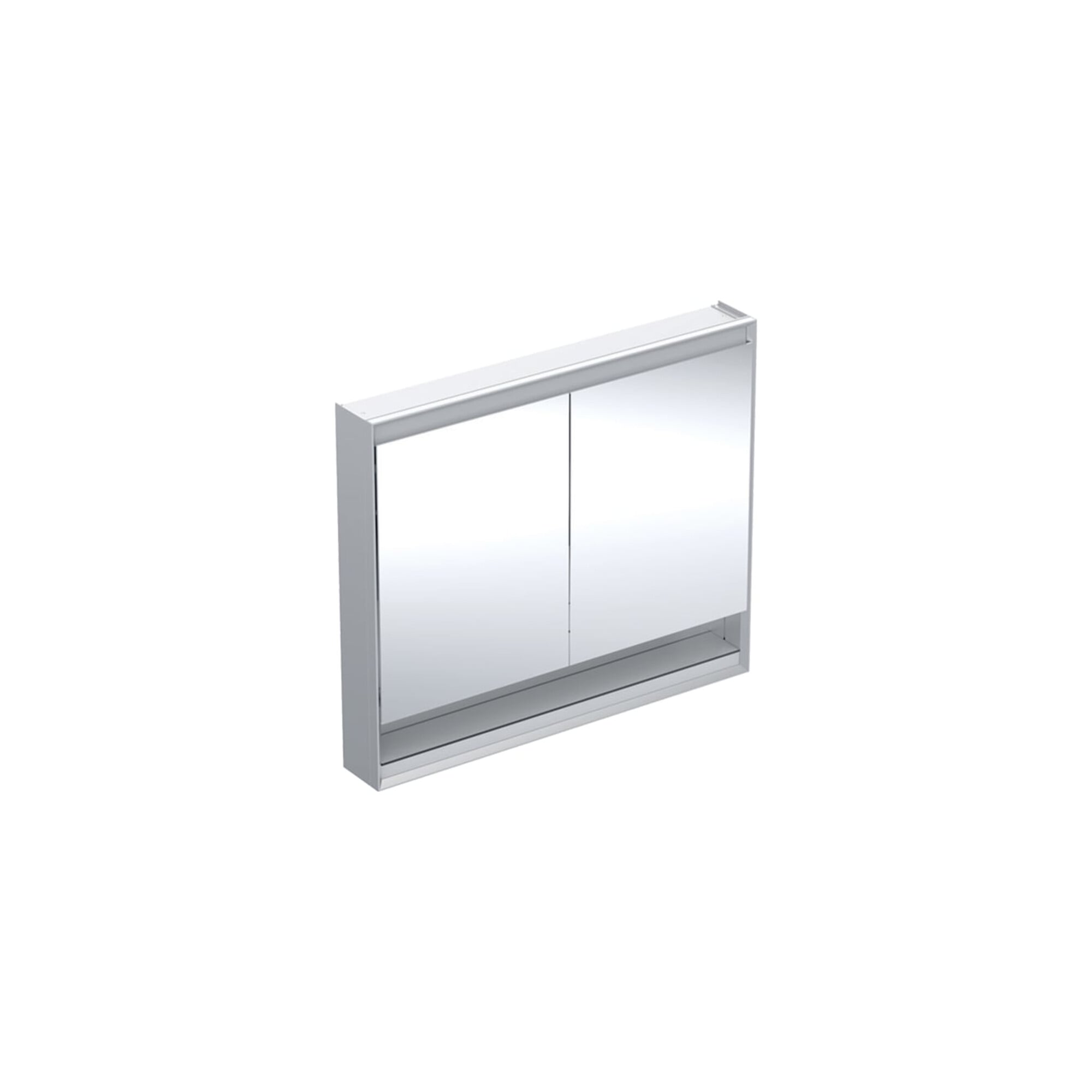 Geberit Spiegelschrank One 105x90x15cm, AL el, m N + ComL, 2 Tür.