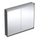 Geberit Spiegelschrank One 105x90x15cm, s m/Al pb, m ComL, 2 Tür.-1