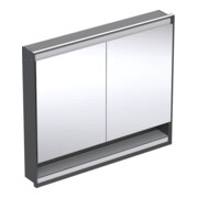 Geberit Spiegelschrank One 105x90x15cm, s m/Al pb, m N + ComL, 2 T