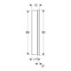 Geberit Spiegelschrank One 105x90x15cm, s m/Al pb, m N + ComL, 2 T