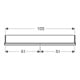 Geberit Spiegelschrank One 105x90x15cm, w/A pb, m ComfortL, 2 Tür.