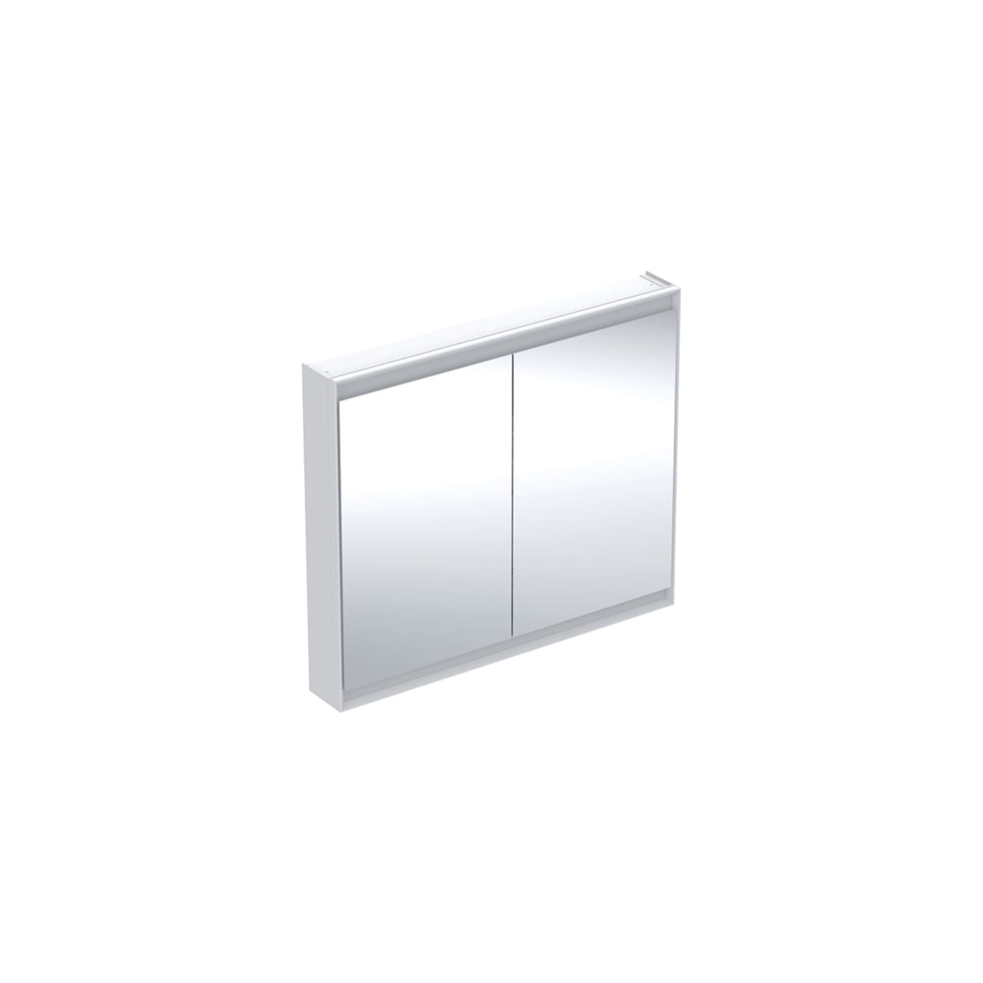 Geberit Spiegelschrank One 105x90x15cm, w/A pb, m ComfortL, 2 Tür.