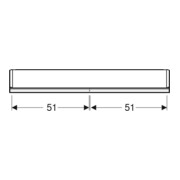 Geberit Spiegelschrank One 105x90x15cm, w/A pb, m ComfortL, 2 Tür.-2