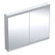 Geberit Spiegelschrank One 120x90x15cm, AL el, m ComfortL, 2 Tür.-1