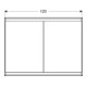 Geberit Spiegelschrank One 120x90x15cm, AL el, m ComfortL, 2 Tür.-4