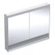 Geberit Spiegelschrank One 120x90x15cm, AL el, m N + ComL, 2 Tür.-1