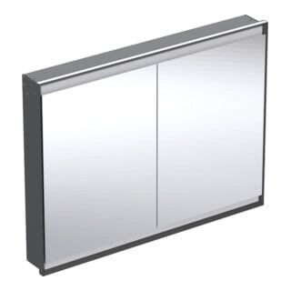 Geberit Spiegelschrank One 120x90x15cm, s m/Al pb, m ComL, 2 Tür.