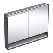 Geberit Spiegelschrank One 120x90x15cm, s m/Al pb, m N + ComL, 2 T