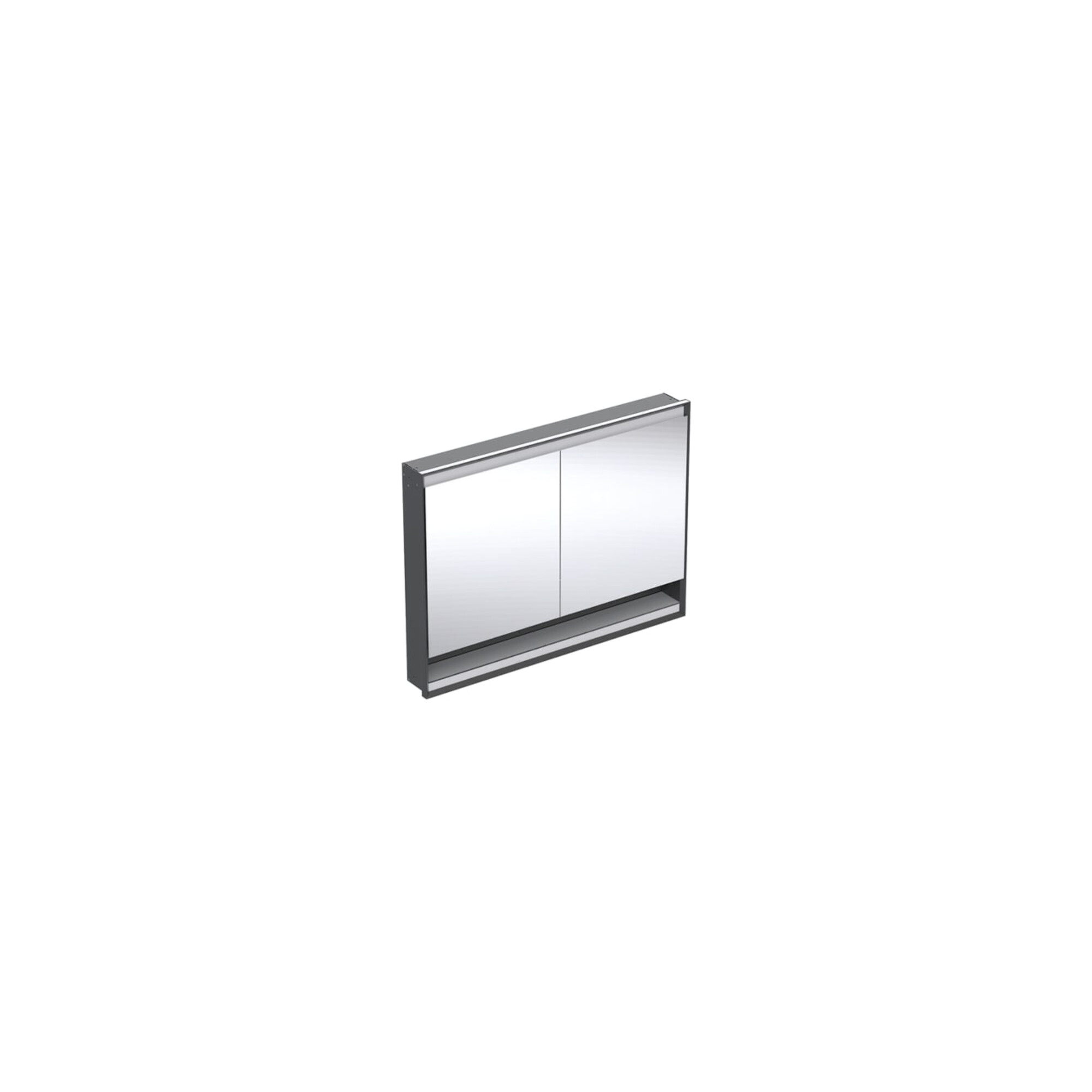 Geberit Spiegelschrank One 120x90x15cm, s m/Al pb, m N + ComL, 2 T