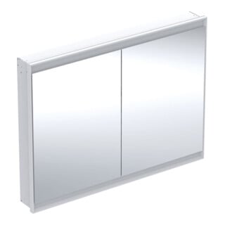 Geberit Spiegelschrank One 120x90x15cm, w/A pb, m ComfortL, 2 Tür.