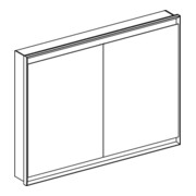 Geberit Spiegelschrank One 120x90x15cm, w/A pb, m ComfortL, 2 Tür.-2
