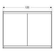 Geberit Spiegelschrank One 120x90x15cm, w/A pb, m ComfortL, 2 Tür.-5