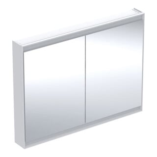 Geberit Spiegelschrank One 120x90x15cm, w/A pb, m ComfortL, 2 Tür.