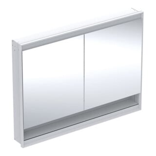 Geberit Spiegelschrank One 120x90x15cm, w/A pb, m N + ComL, 2 Tür.