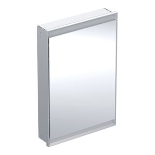 Geberit Spiegelschrank One 60x90x15cm, m ComL, 1 T, An L, Alu elox.