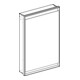 Geberit Spiegelschrank One 60x90x15cm, m ComL, 1 T, An L, Alu elox.