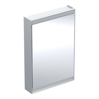 Geberit Spiegelschrank One 60x90x15cm, m ComL, 1 T, An L, Alu elox.
