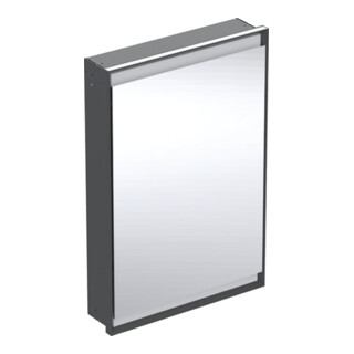 Geberit Spiegelschrank One 60x90x15cm, m ComL, 1 T, An L, s m/Al pb