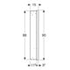 Geberit Spiegelschrank One 60x90x15cm, m ComL, 1 T, An L, w/A pb