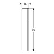 Geberit Spiegelschrank One 60x90x15cm, m ComL, 1 T, An L, w/A pb-5