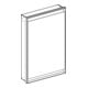 Geberit Spiegelschrank One 60x90x15cm, m ComL, 1 T, An R, Alu elox.-5