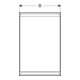 Geberit Spiegelschrank One 60x90x15cm, m ComL, 1 T, An R, Alu elox.