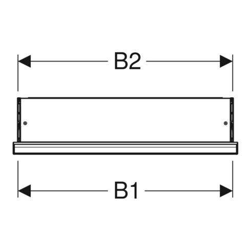Geberit Spiegelschrank One 60x90x15cm, m ComL, 1 T, An R, w/A pb